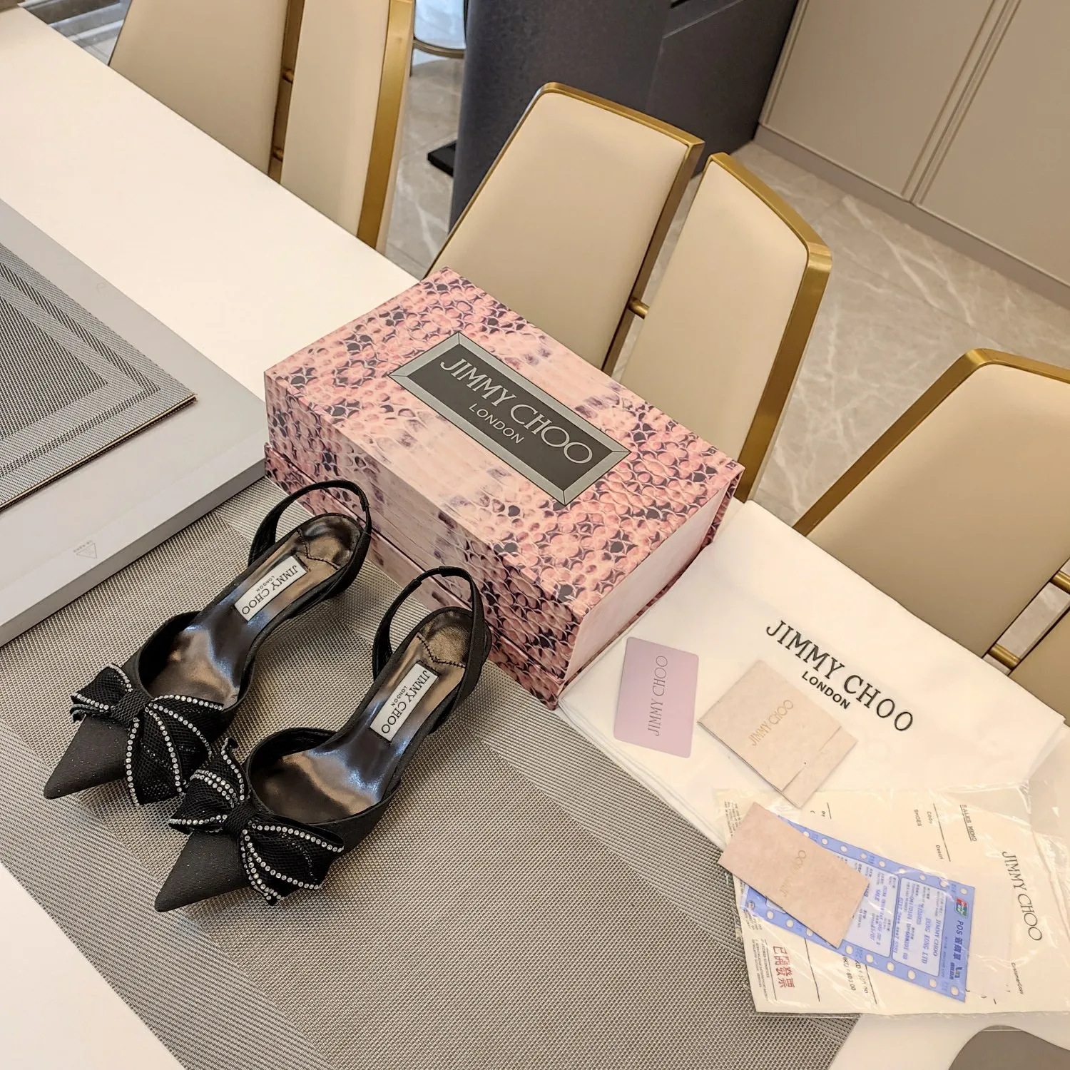 JIMMY CHOO Женские туфли с бантом