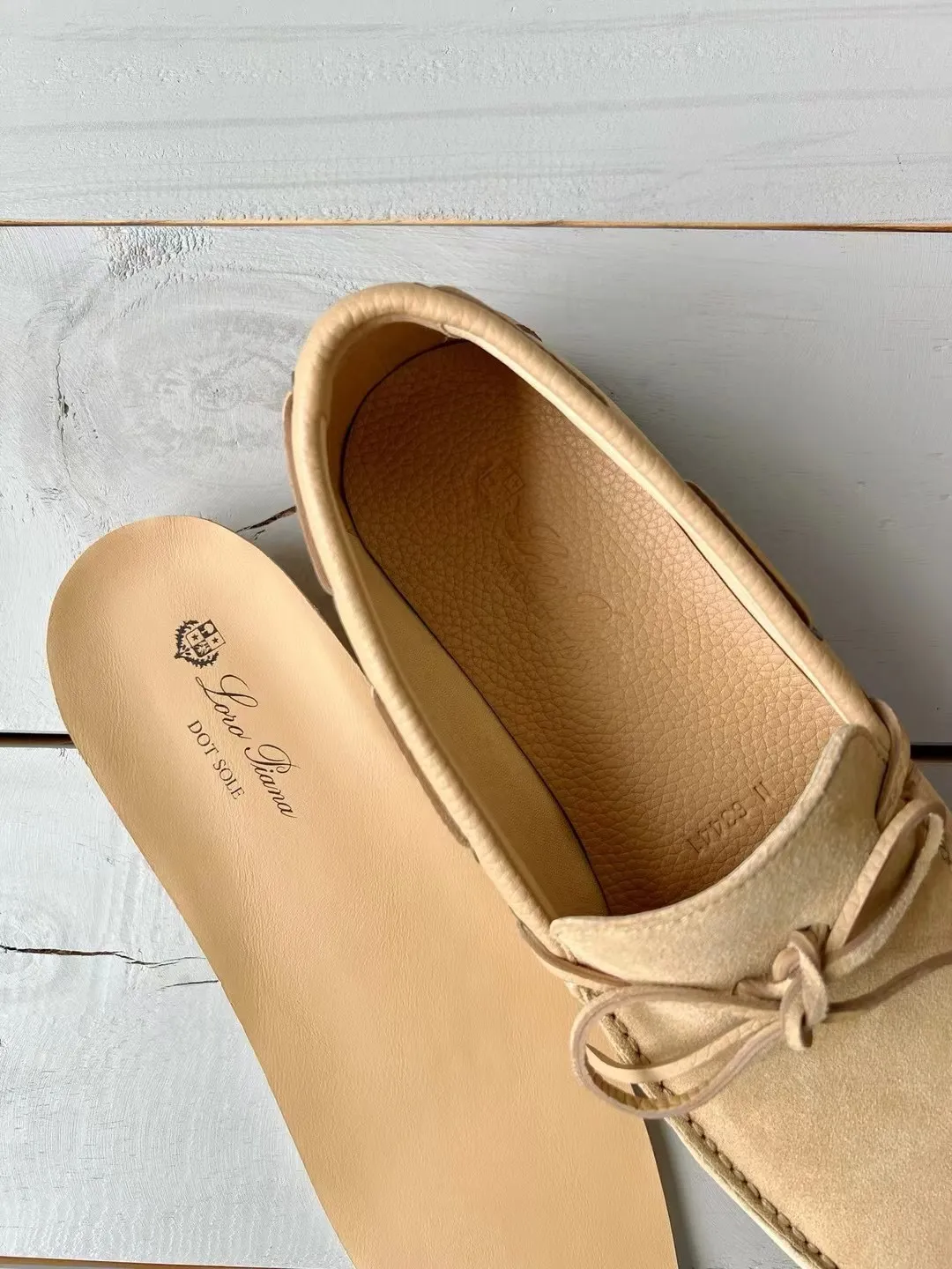 LORO PIANA Мужские мокасины с точечной подошвой