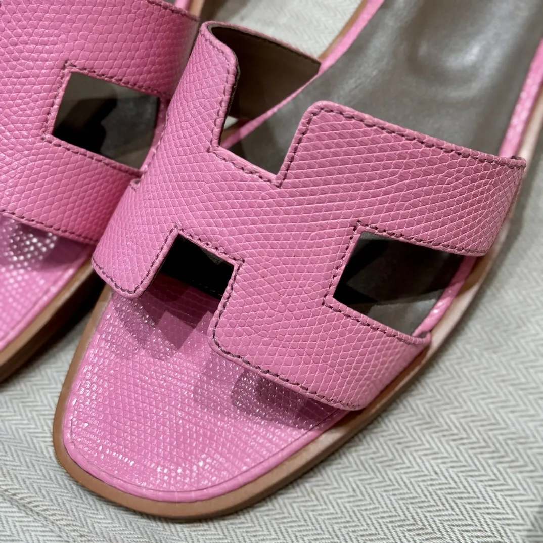 HERMES Женские сандалии Oran кожа ящерицы 