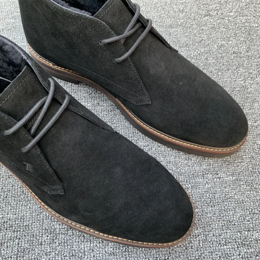 TOD'S Мужские ботинки из замши