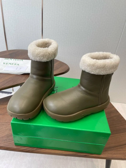 BOTTEGA VENETA Женские ботинки из телячьей кожи