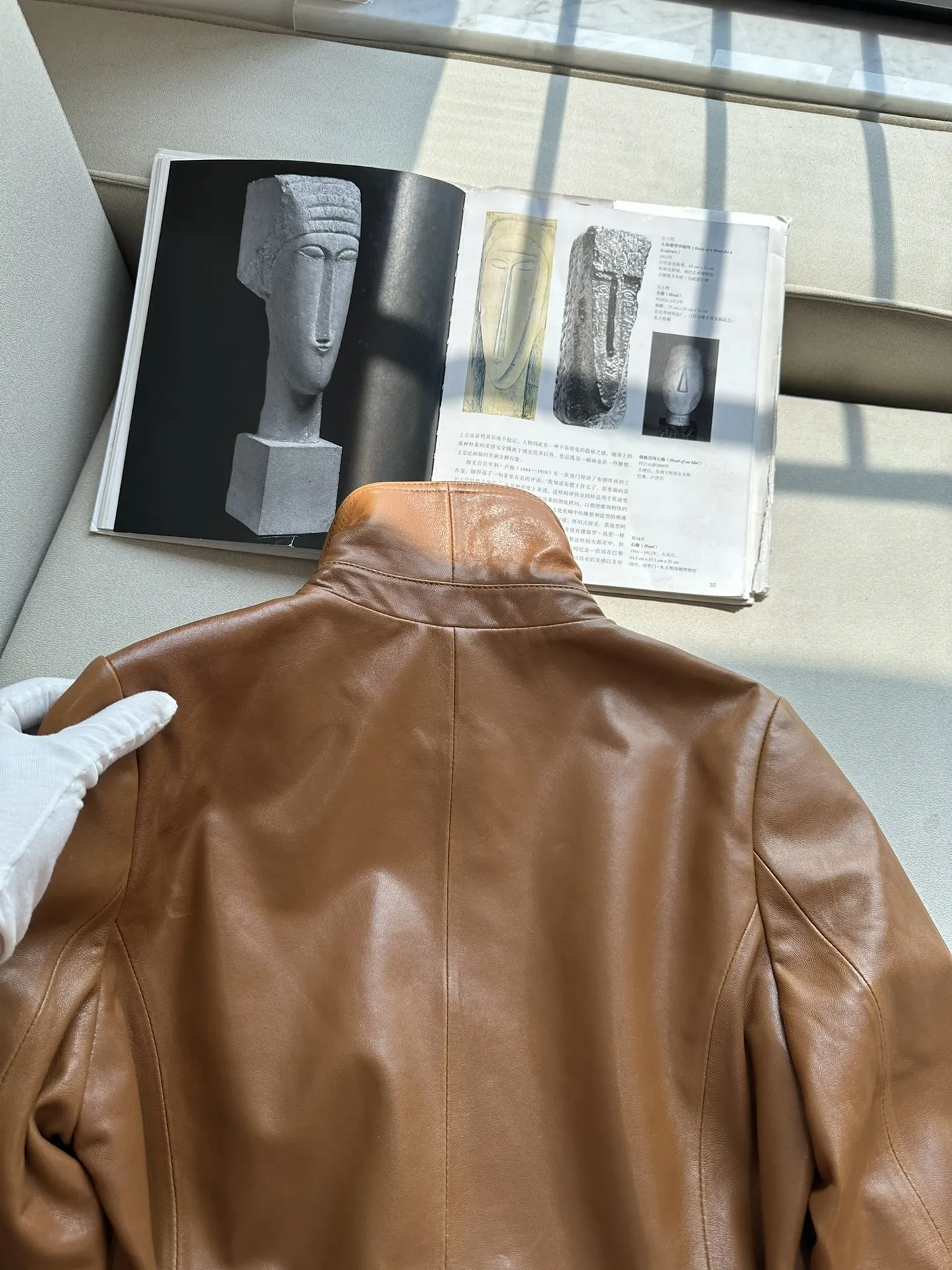 GUCCI Женский кожаный костюм