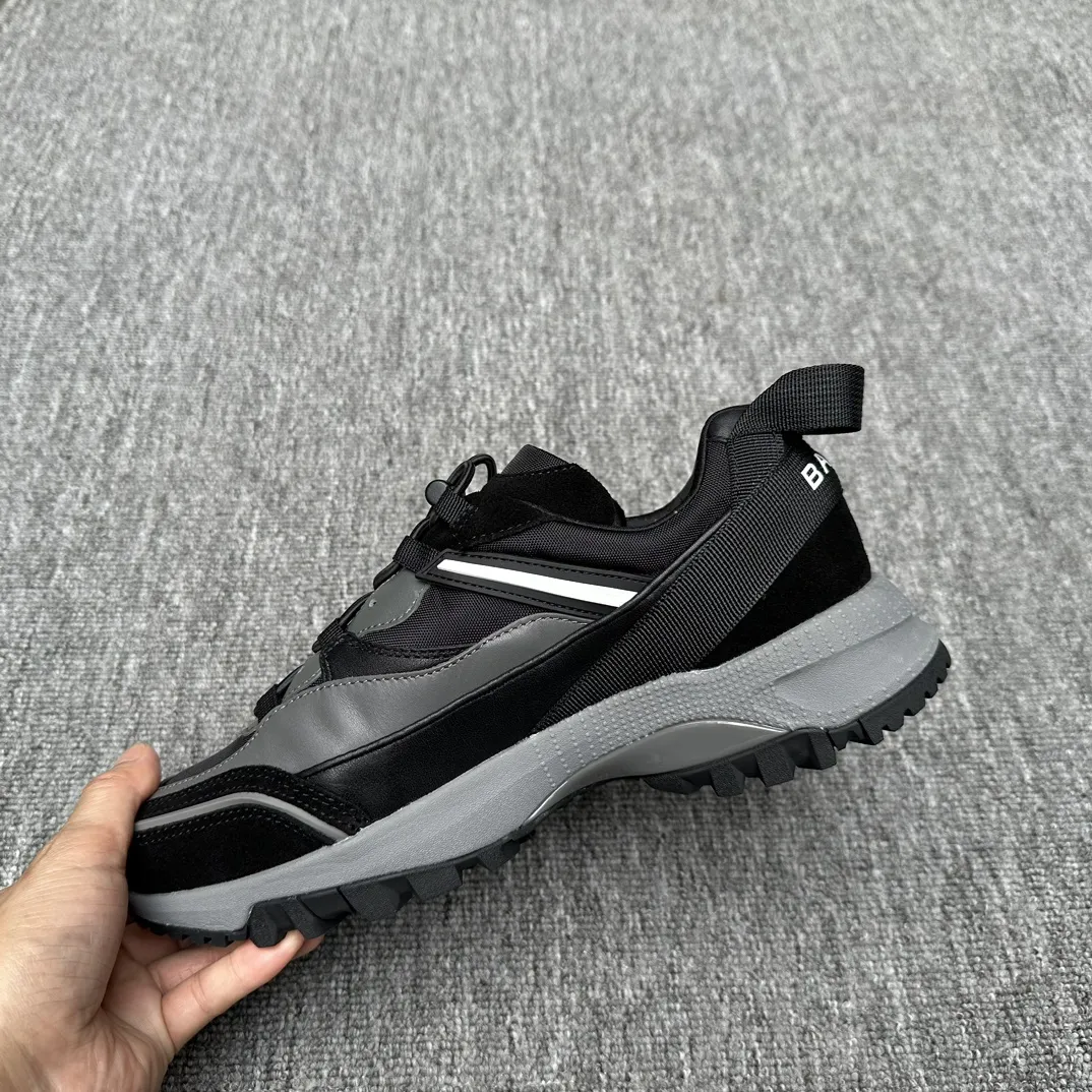 BALLY Мужские кроссовки пэчворк-дизайн