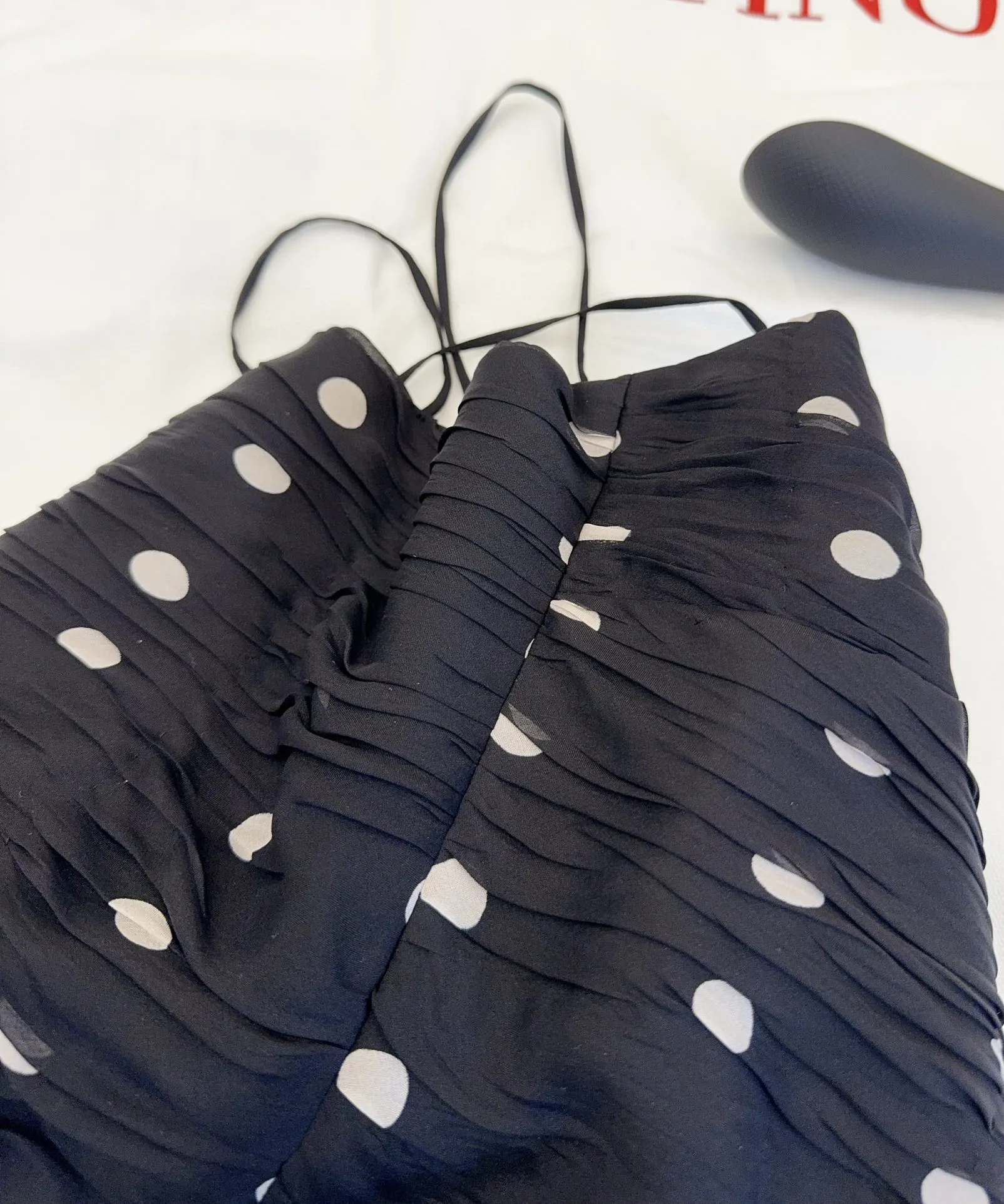 VALENTINO Женский топ в горошек VALENTINO Женский топ в горошек