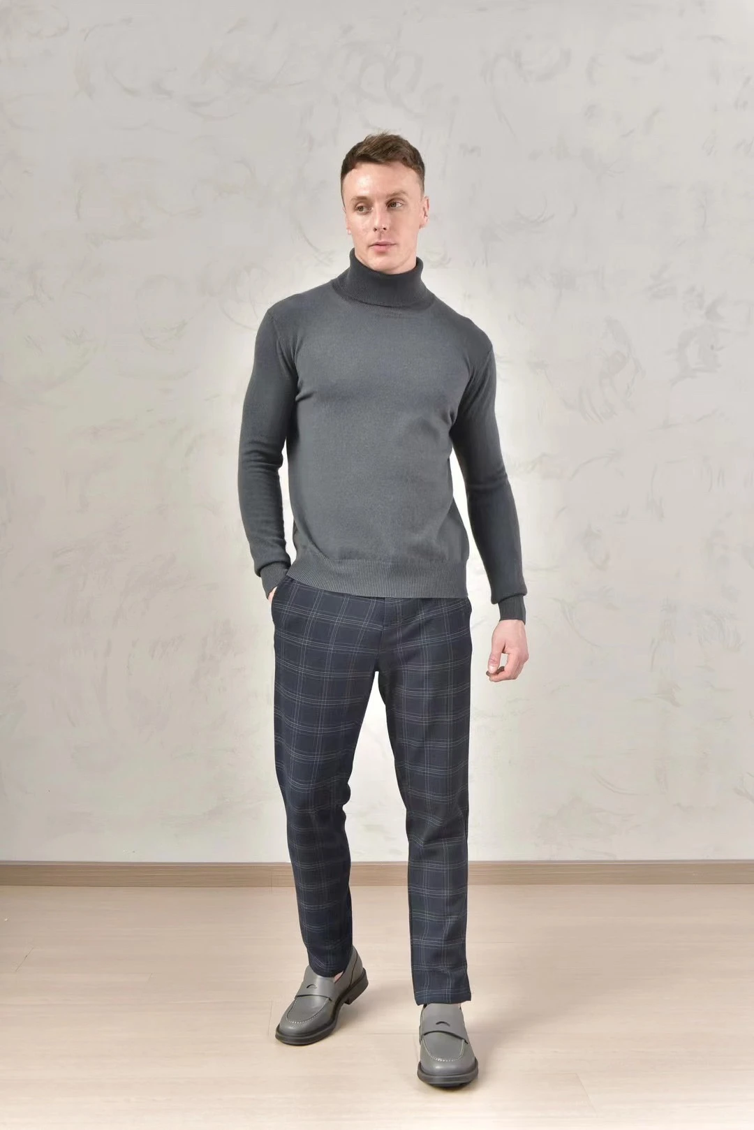 LORO PIANA Мужская водолазка из кашемира LORO PIANA Мужская водолазка из кашемира