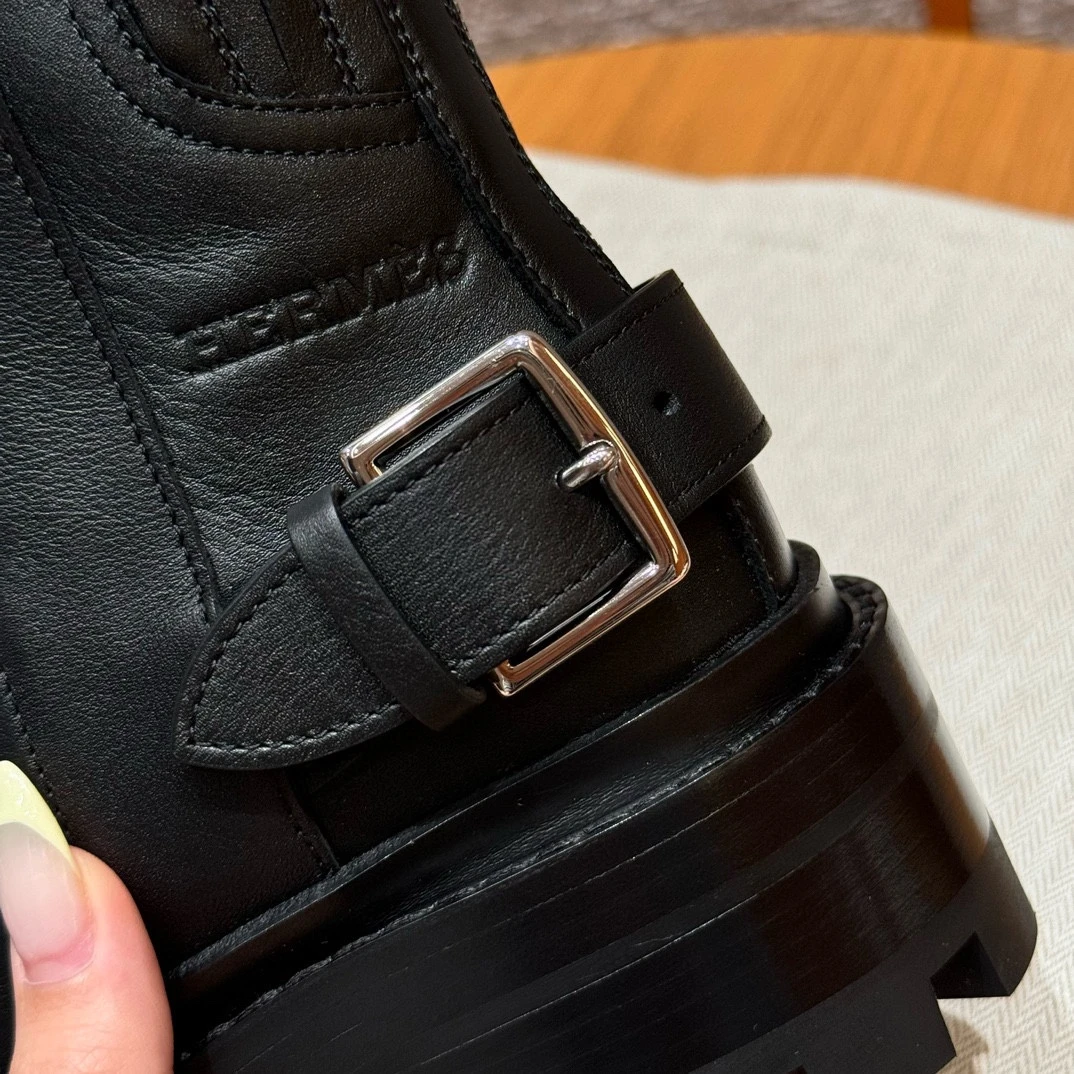 HERMES Женские ботинки Jaimy телячья кожа HERMES Женские ботинки Jaimy телячья кожа