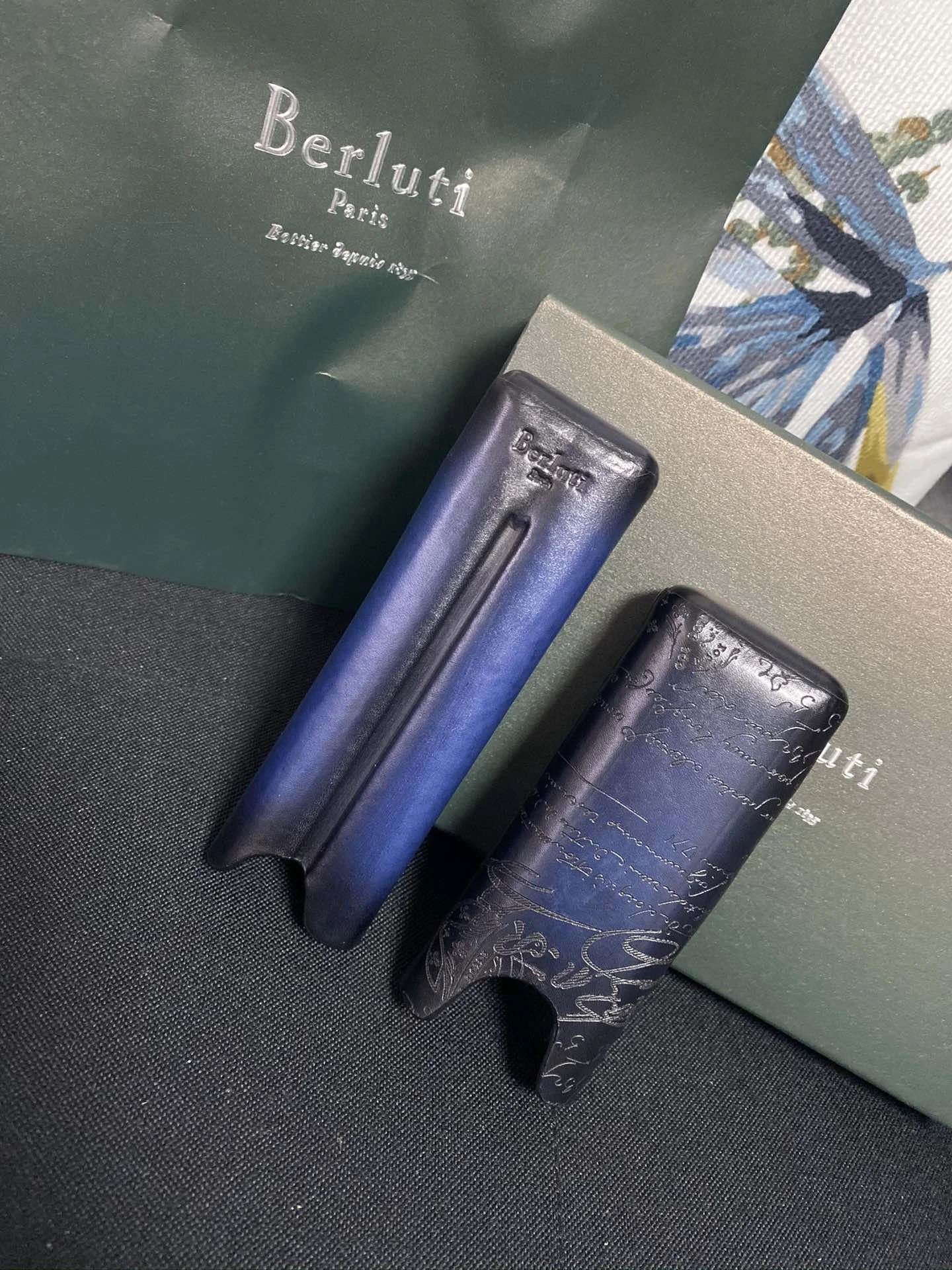 BERLUTI Кожаный футляр для сигар