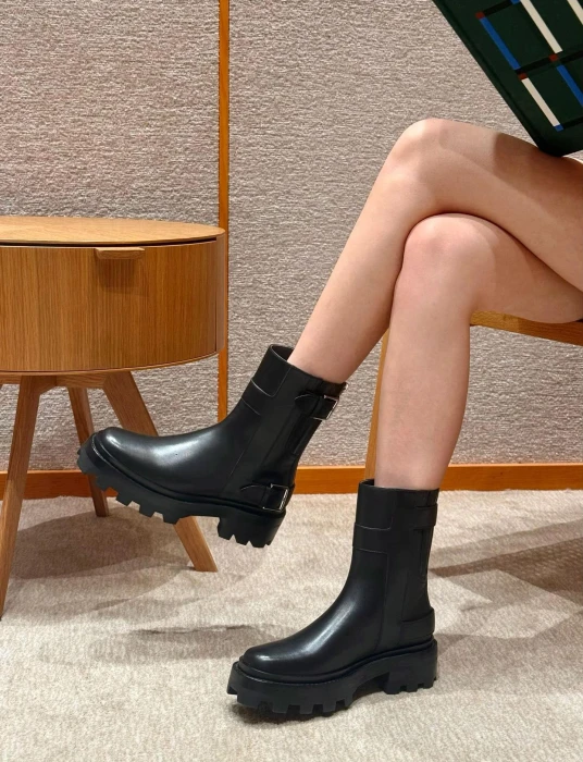 HERMES Женские ботинки Jaimy телячья кожа