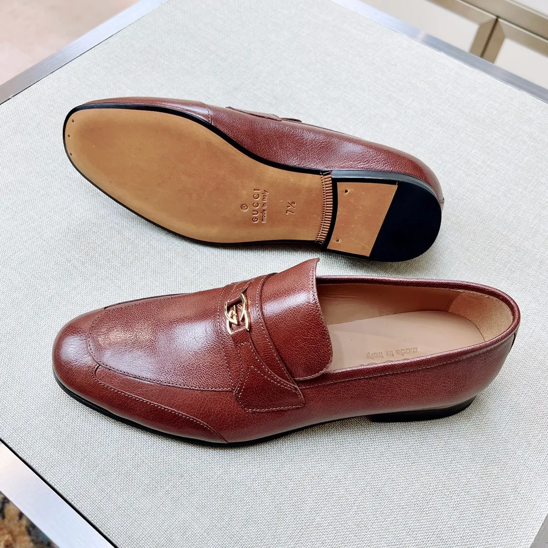 GUCCI Мужские лоферы из овечьей кожи GUCCI Мужские лоферы из овечьей кожи