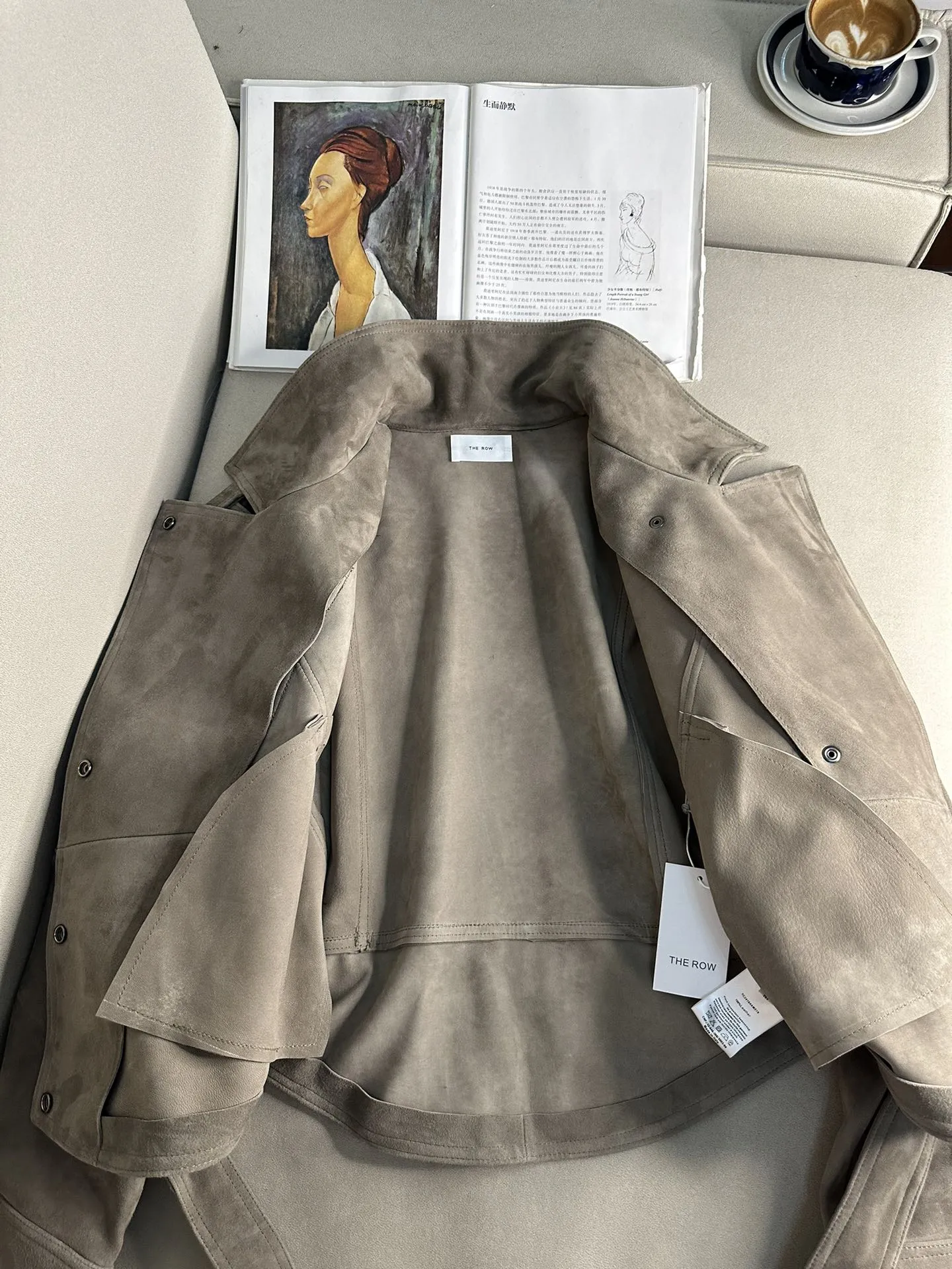 THE ROW Женский жакет из замши