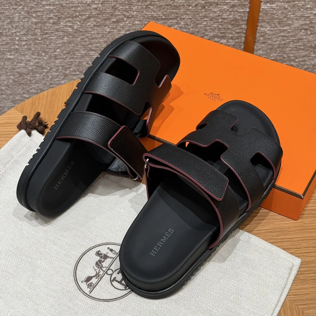 HERMES Женские сандалии Chypre Epsom