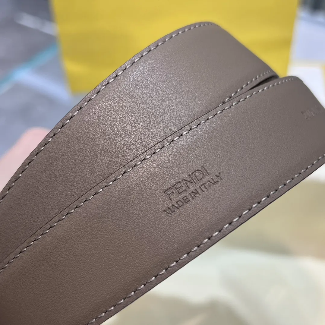 FENDI Женский ремень с пряжкой FF ширина 3 см