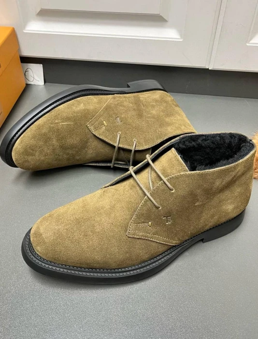 TOD'S Мужские ботинки из коровьей кожи