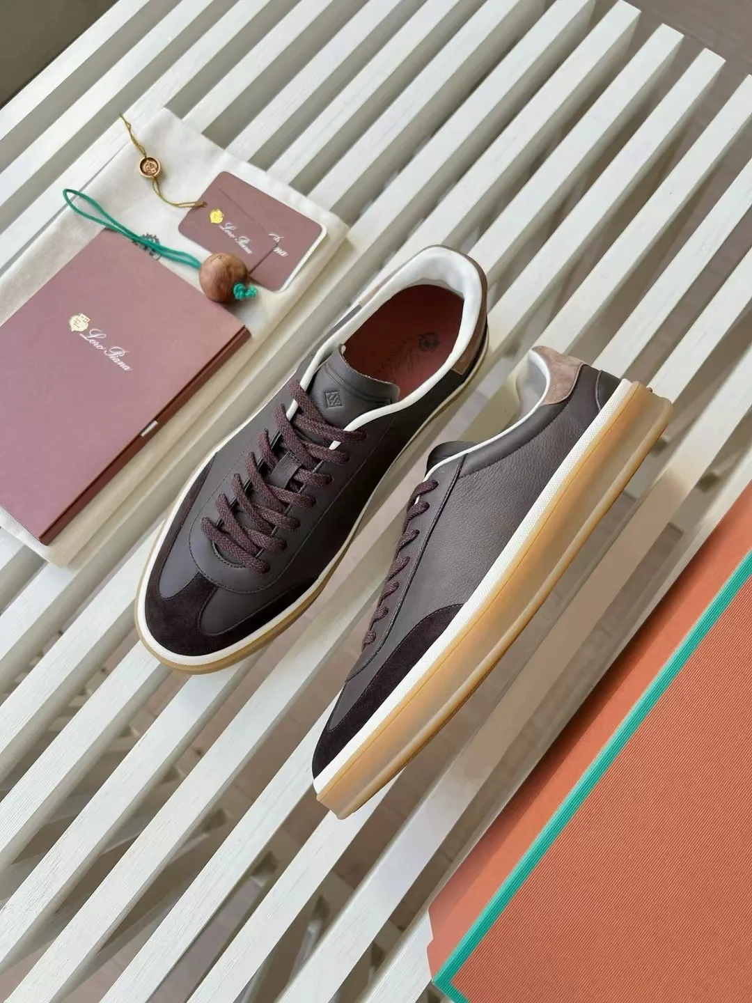 LORO PIANA Мужские кеды Tennis Walk