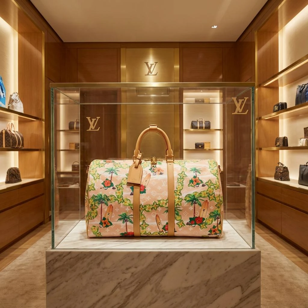 LOUIS VUITTON Мужская дорожная сумка Keepall 50 летняя LOUIS VUITTON Мужская дорожная сумка Keepall 50 летняя