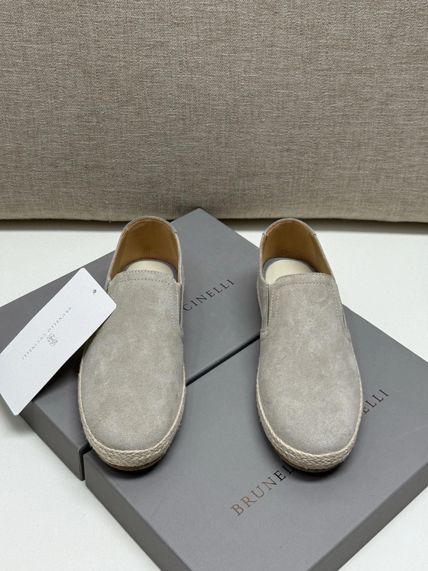 BRUNELLO CUCINELLI Мужские мокасины без шнуровки