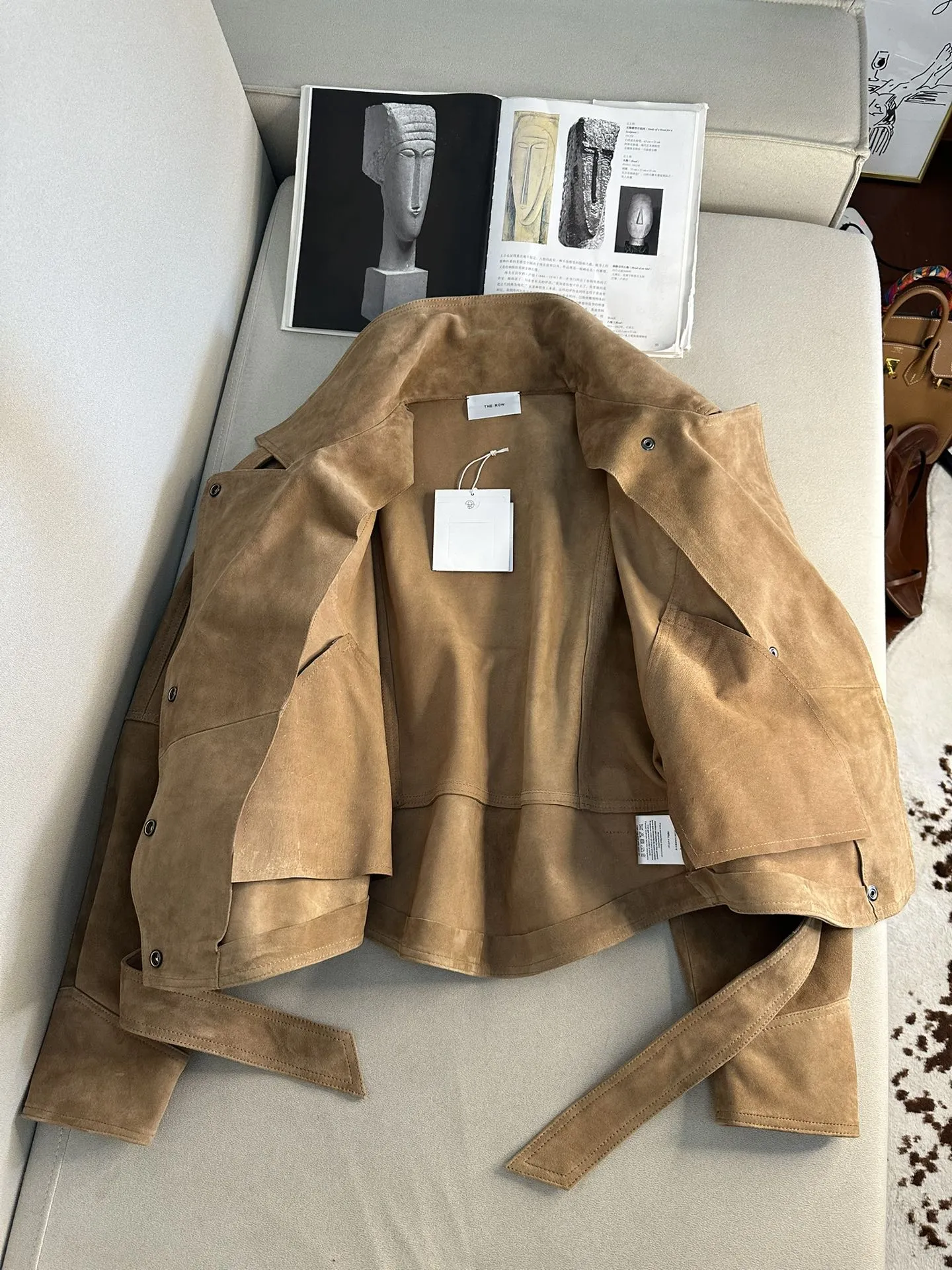 THE ROW Женский жакет из замши