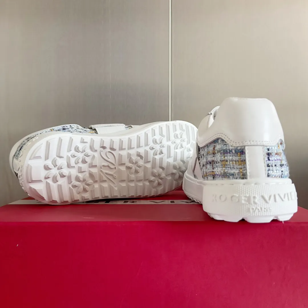 ROGER VIVIER Женские сникерсы Very Viver Strass ROGER VIVIER Женские сникерсы Very Viver Strass