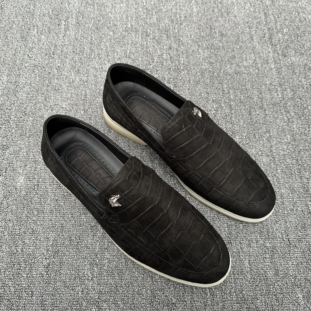 STEFANO RICCI Мужские лоферы из коровьей кожи