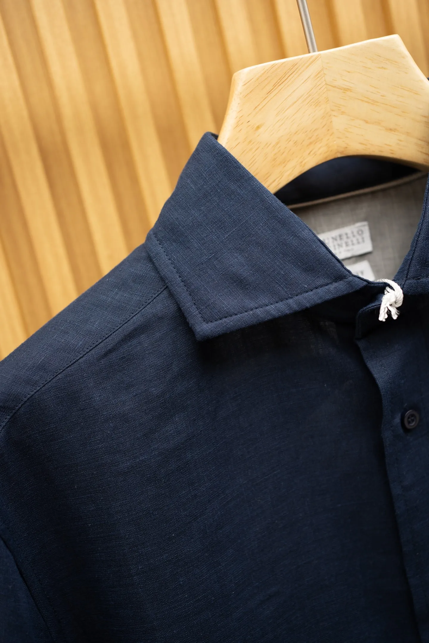 BRUNELLO CUCINELLI Мужская льняная рубашка