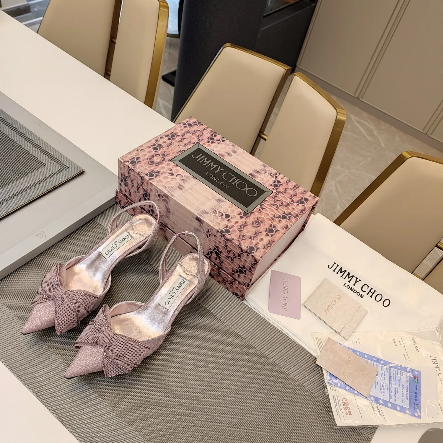 JIMMY CHOO Женские туфли с бантом