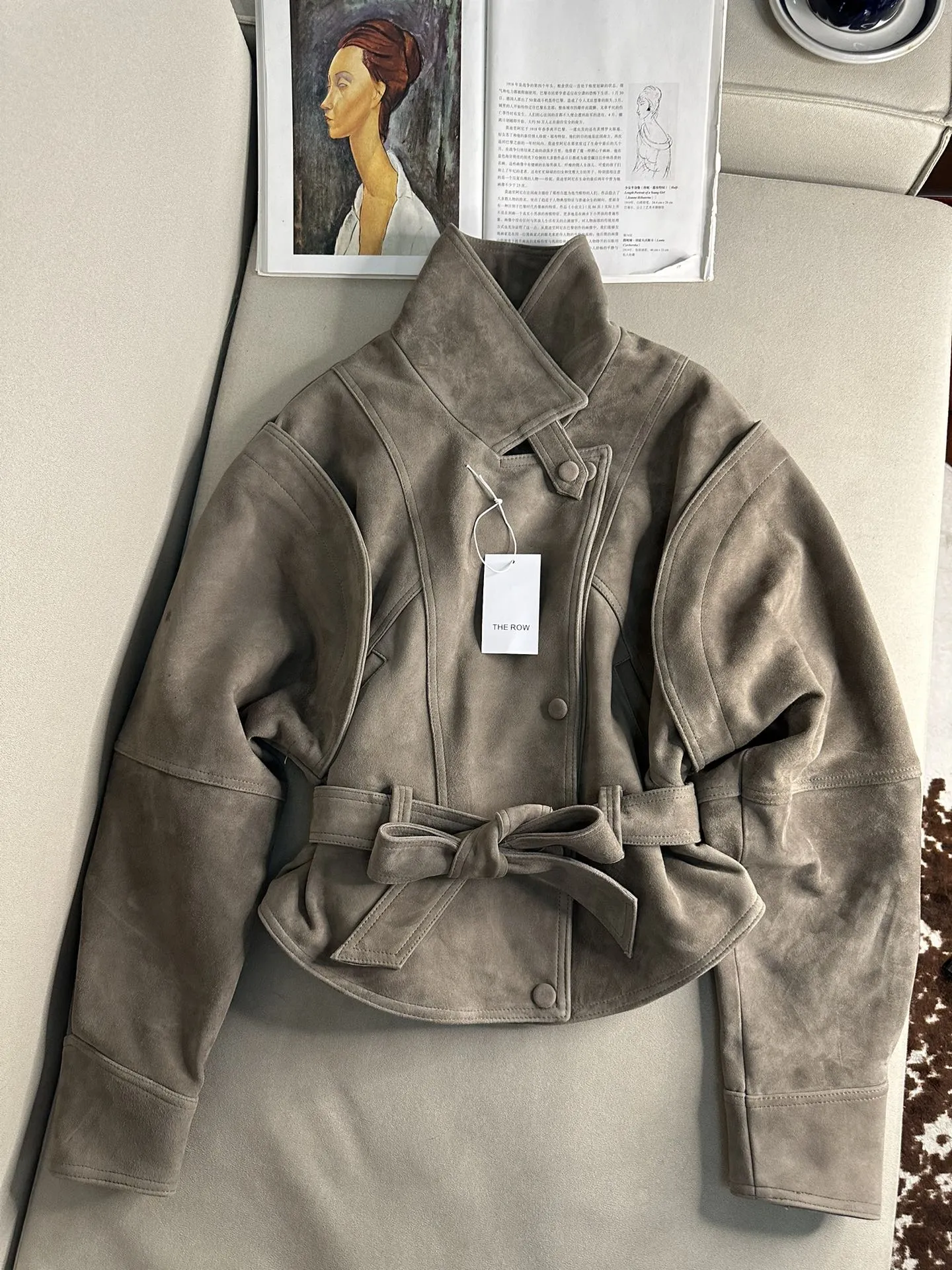 THE ROW Женский жакет из замши