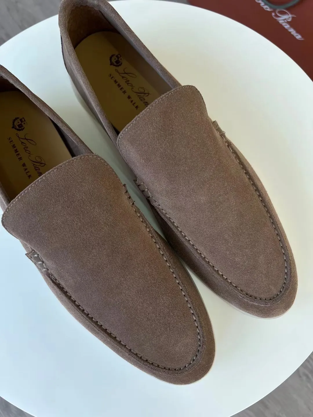 LORO PIANA Мужские лоферы Summer Walk из замши LORO PIANA Мужские лоферы Summer Walk из замши