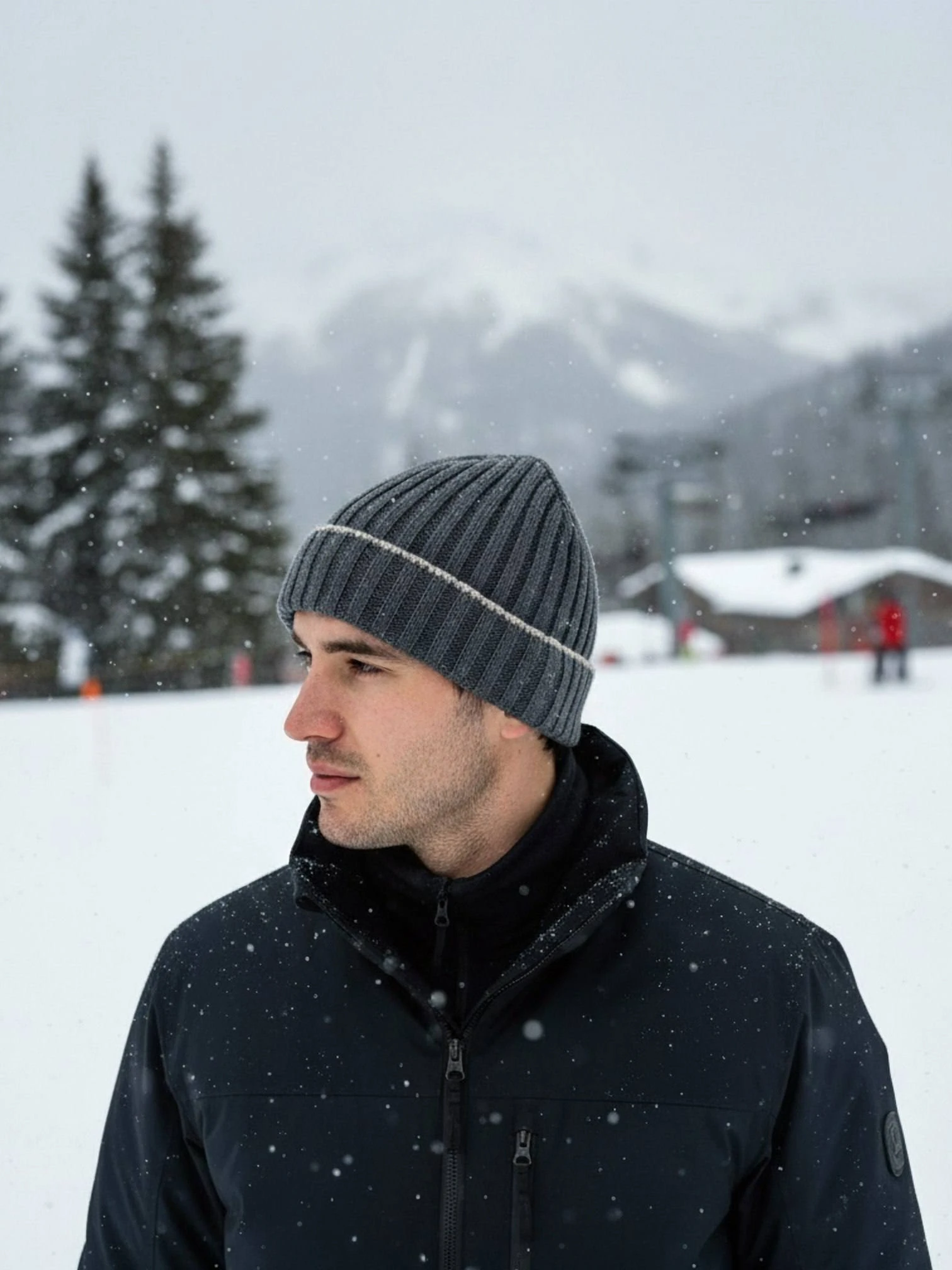 BRUNELLO CUCINELLI Мужская шапка из кашемира 