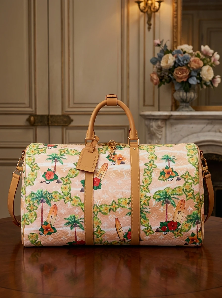 LOUIS VUITTON Мужская дорожная сумка Keepall 50 летняя LOUIS VUITTON Мужская дорожная сумка Keepall 50 летняя