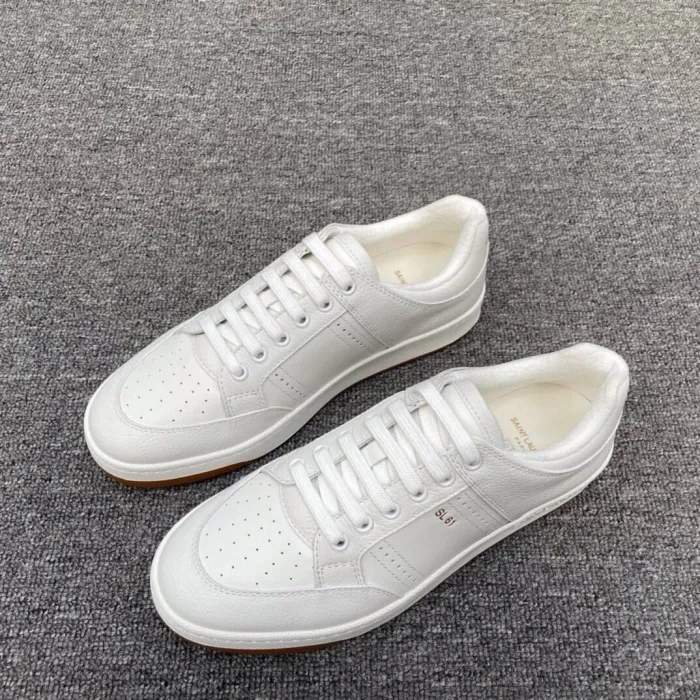 SAINT LAURENT Мужские кожаные кеды