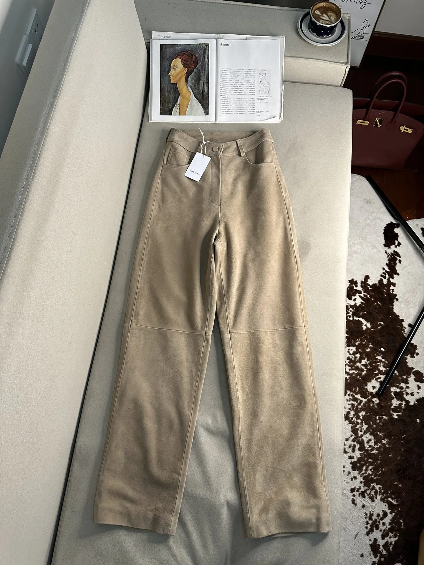 THE ROW Женский костюм из замши THE ROW Женский костюм из замши