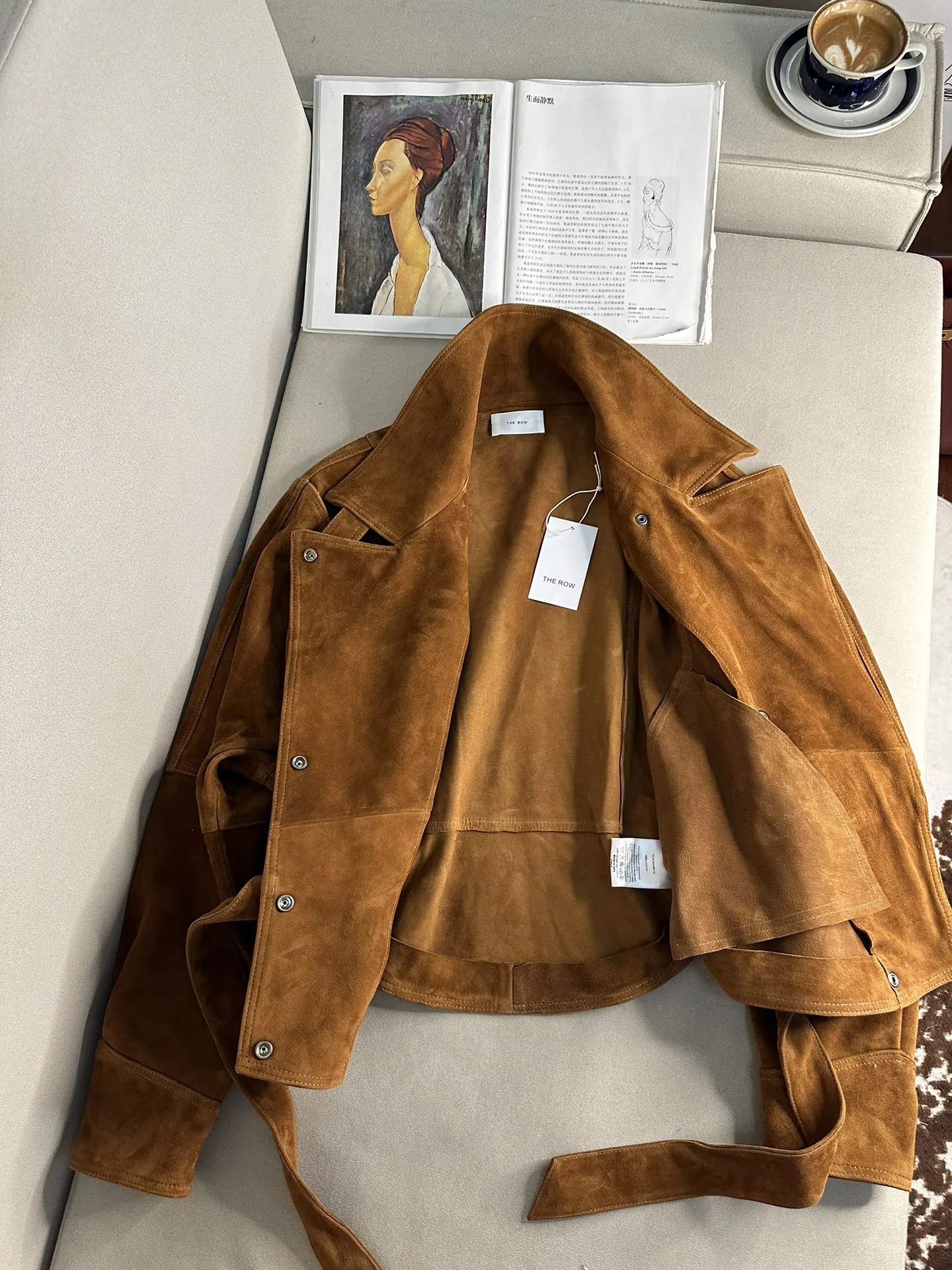 THE ROW Женский жакет из замши