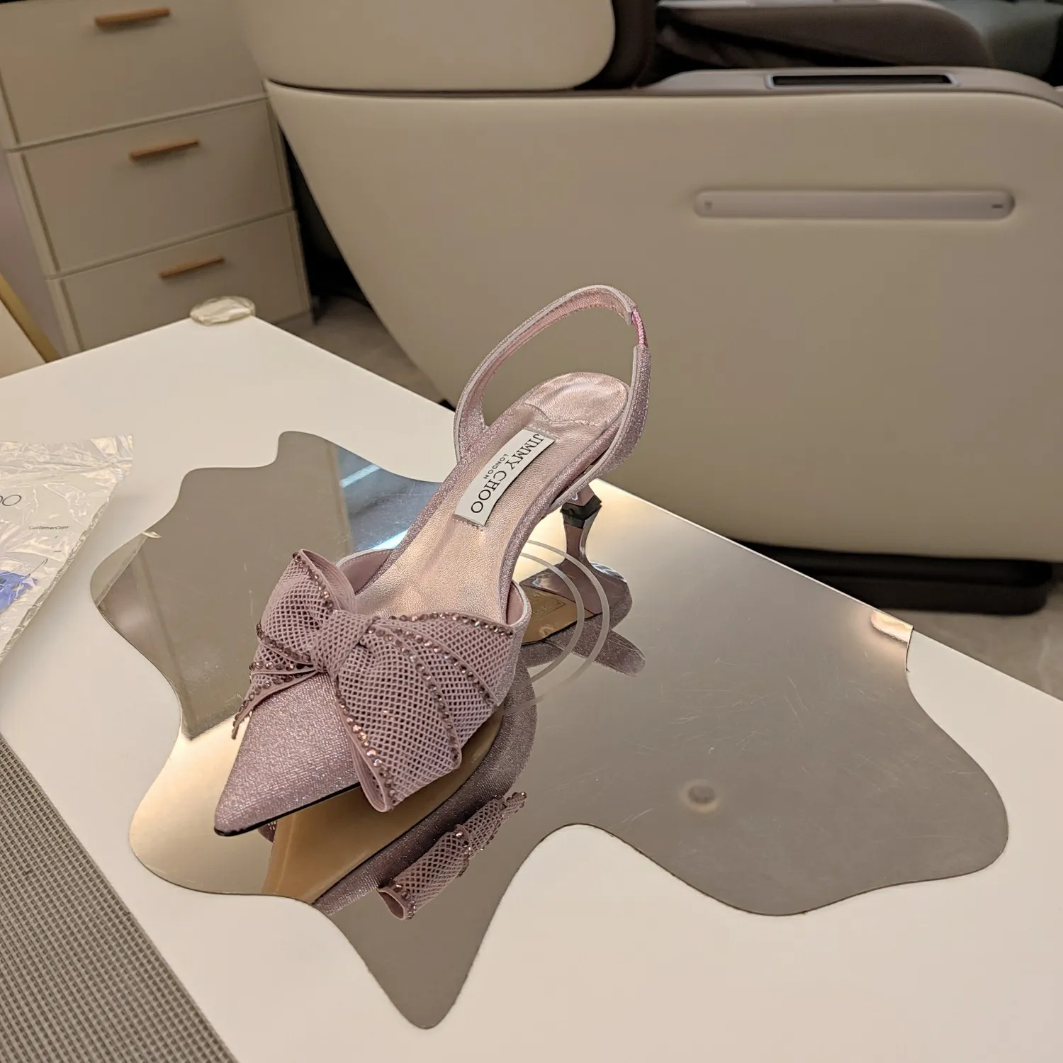 JIMMY CHOO Женские туфли с бантом