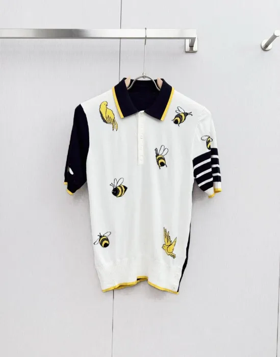 THOM BROWNE Мужская футболка-поло