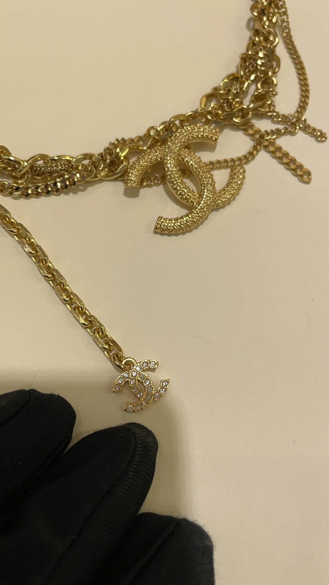 CHANEL Женское двуслойное ретро колье CHANEL Женское двуслойное ретро колье