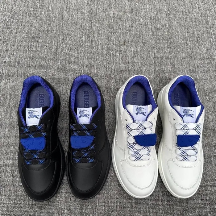 BURBERRY Мужские кроссовки из телячьей кожи