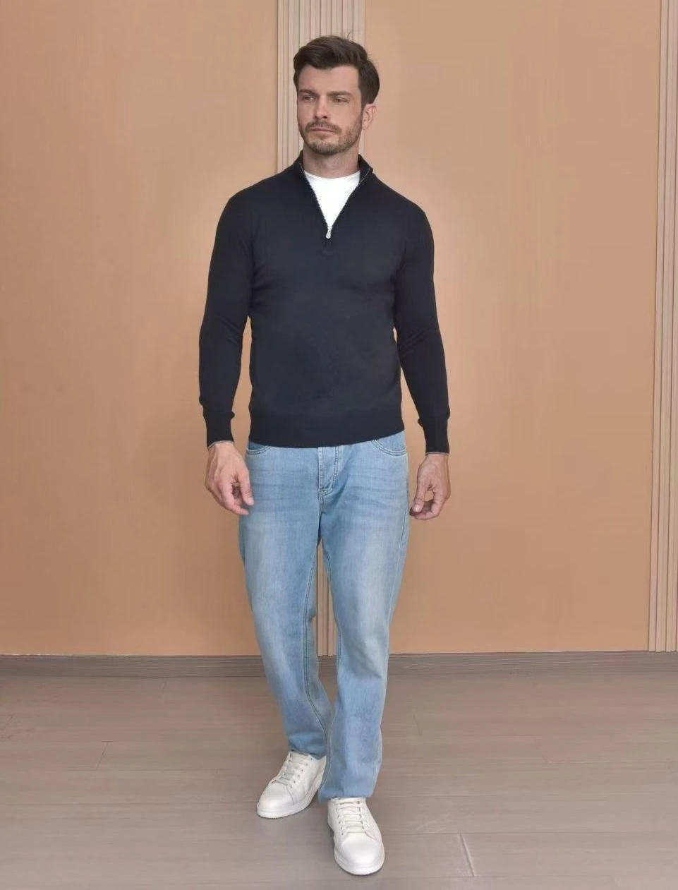 BRUNELLO CUCINELLI Мужской джемпер из кашемира BRUNELLO CUCINELLI Мужской джемпер из кашемира