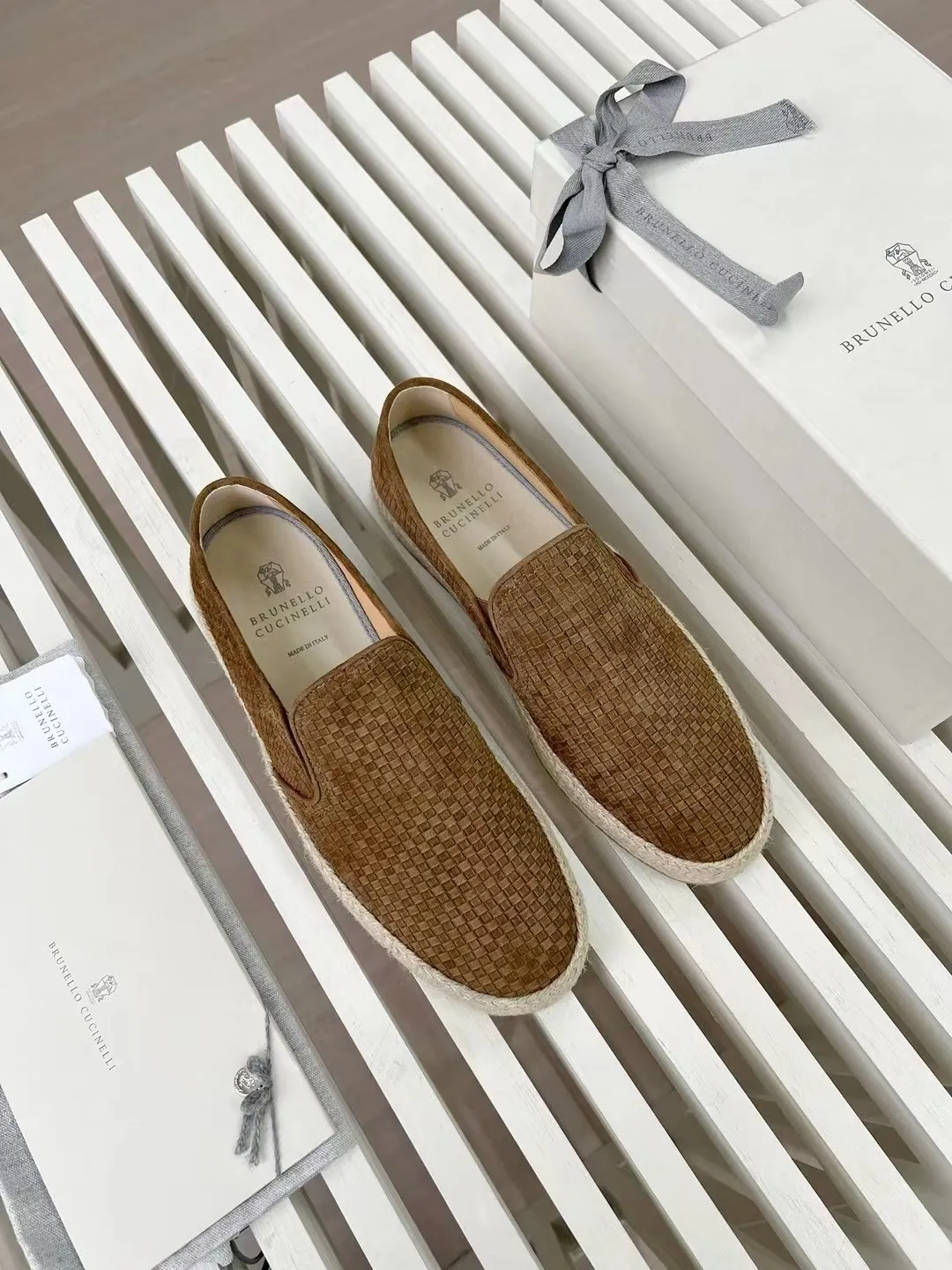 BRUNELLO CUCINELLI Мужские слипоны