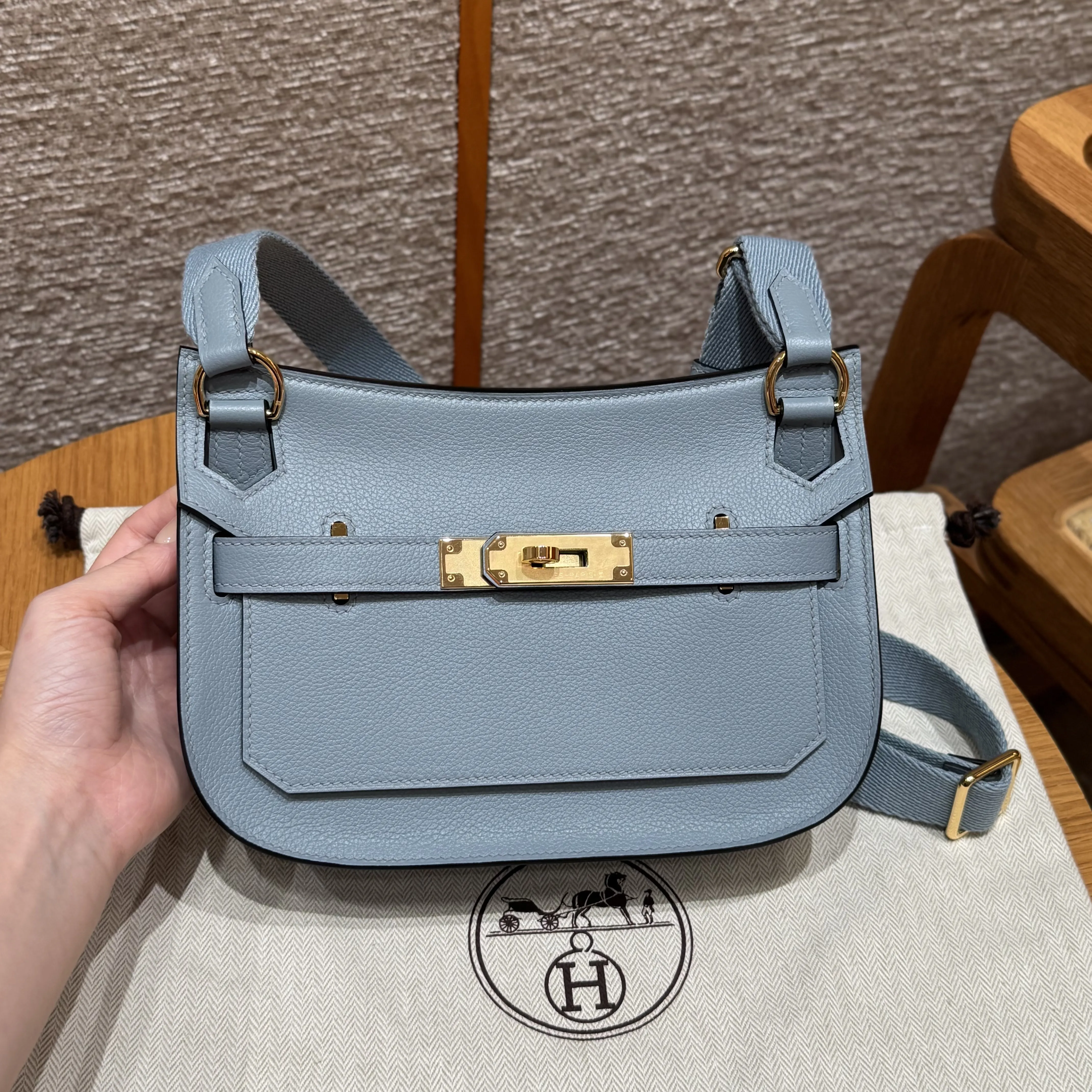 HERMES Женская сумка Jypsiere 23 см J7 Evercolor