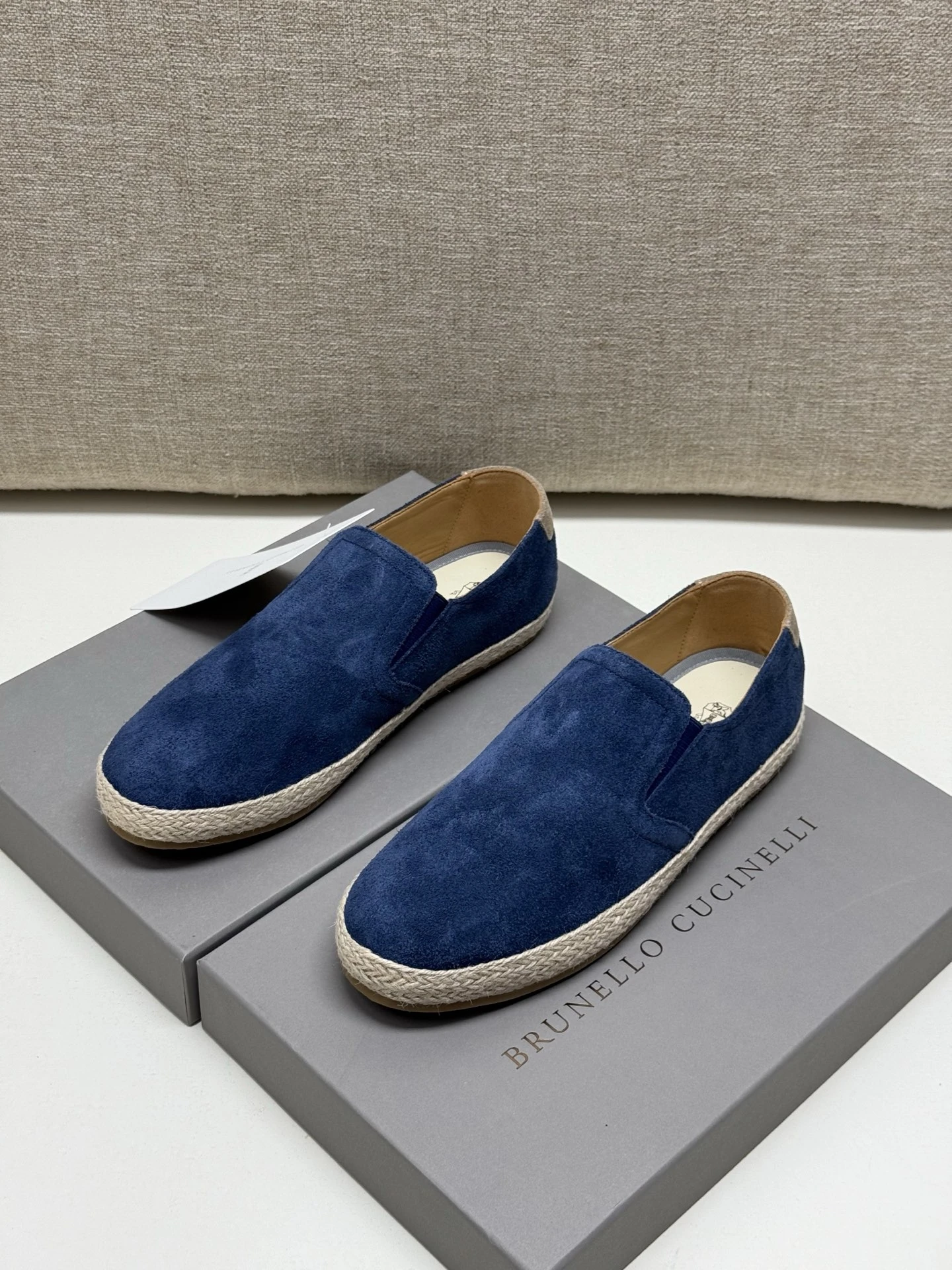 BRUNELLO CUCINELLI Мужские мокасины без шнуровки