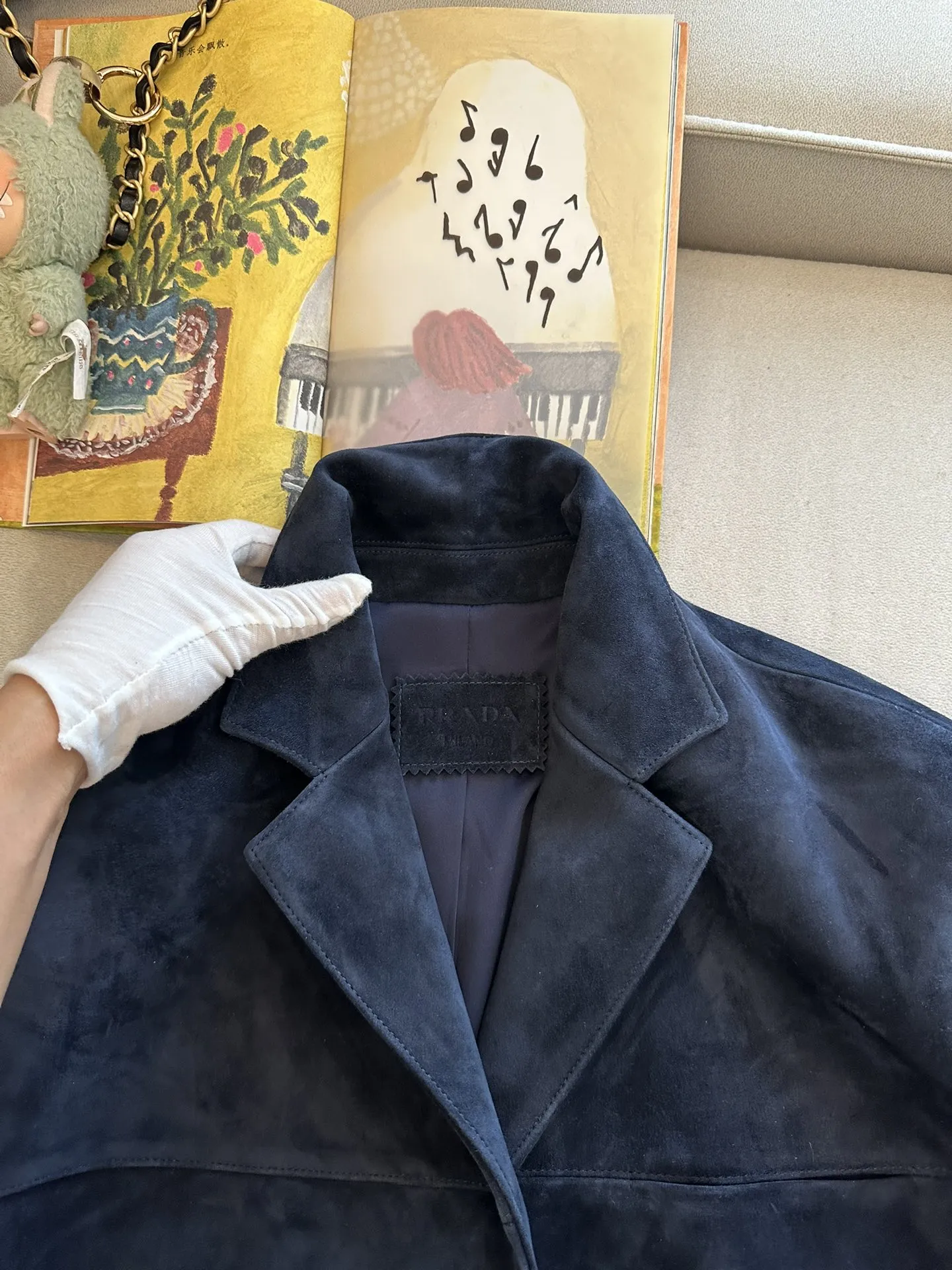 PRADA Женский жакет из замши