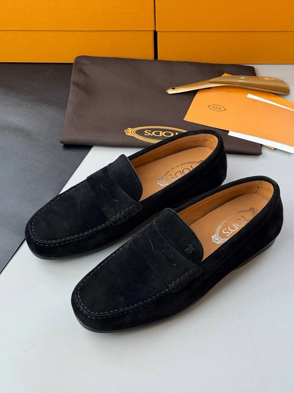 TOD'S Мужские лоферы из телячьей кожи TOD'S Мужские лоферы из телячьей кожи