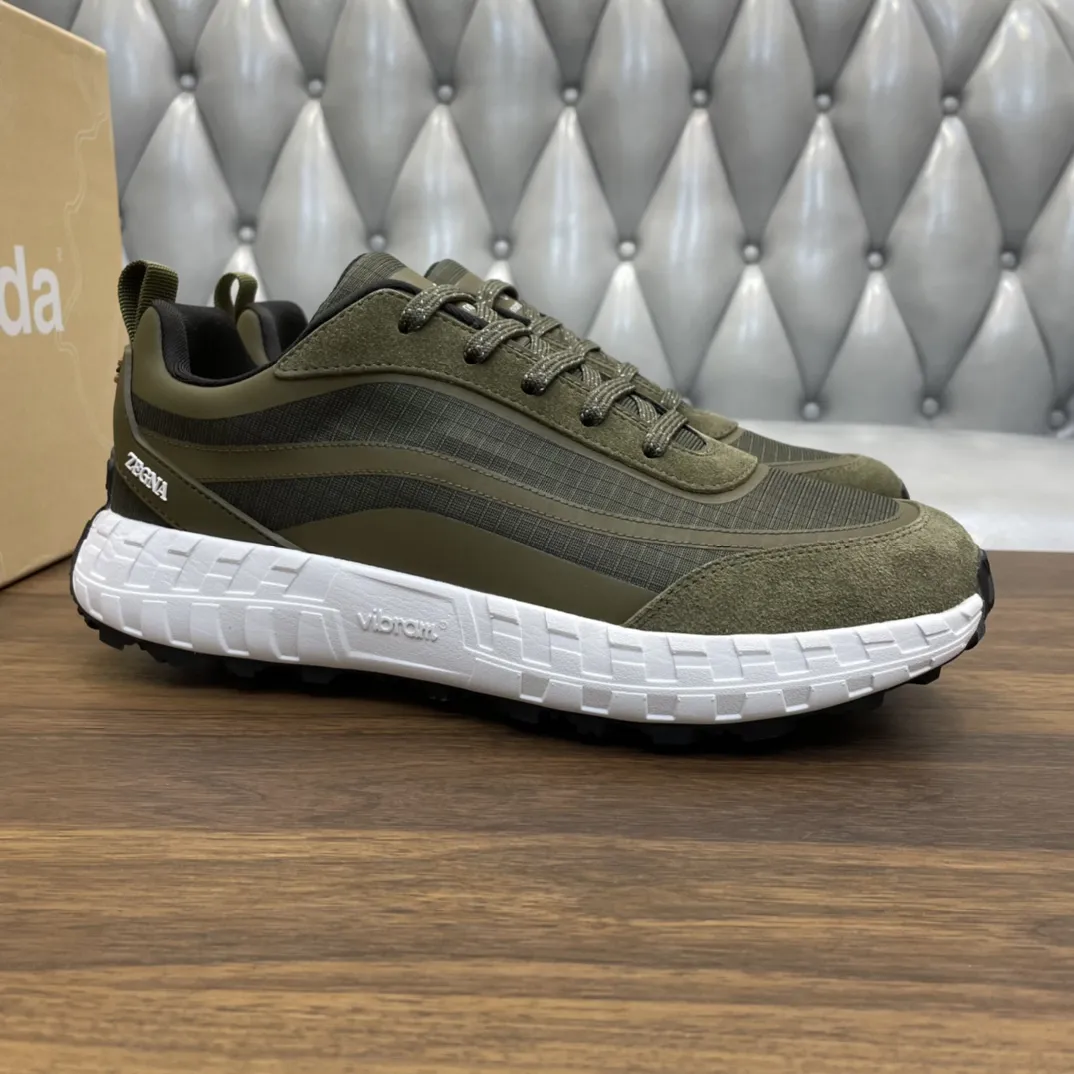 ERMENEGILDO ZEGNA Мужские кроссовки для весеннего и летнего сезона 