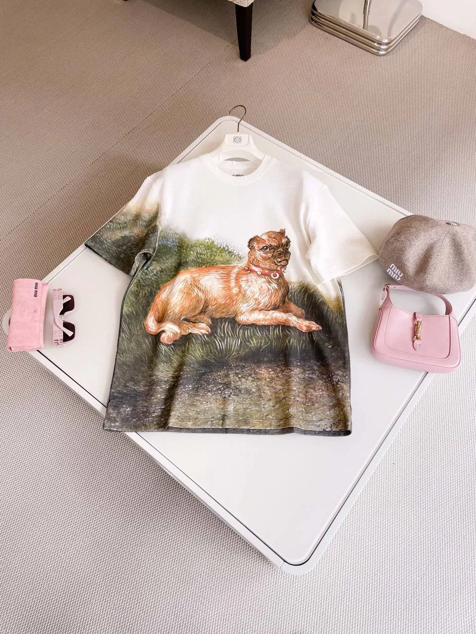 LOEWE Женская футболка с гриффоном LOEWE Женская футболка с гриффоном