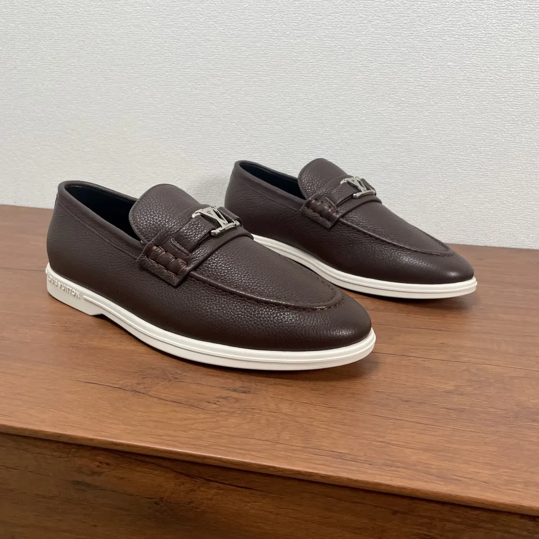 LOUIS VUITTON Мужские лоферы из телячьей кожи