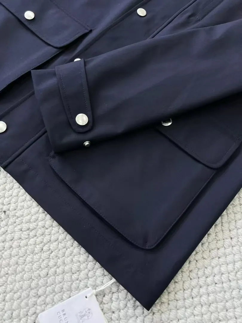 BRUNELLO CUCINELLI Мужская куртка в виде рубашки