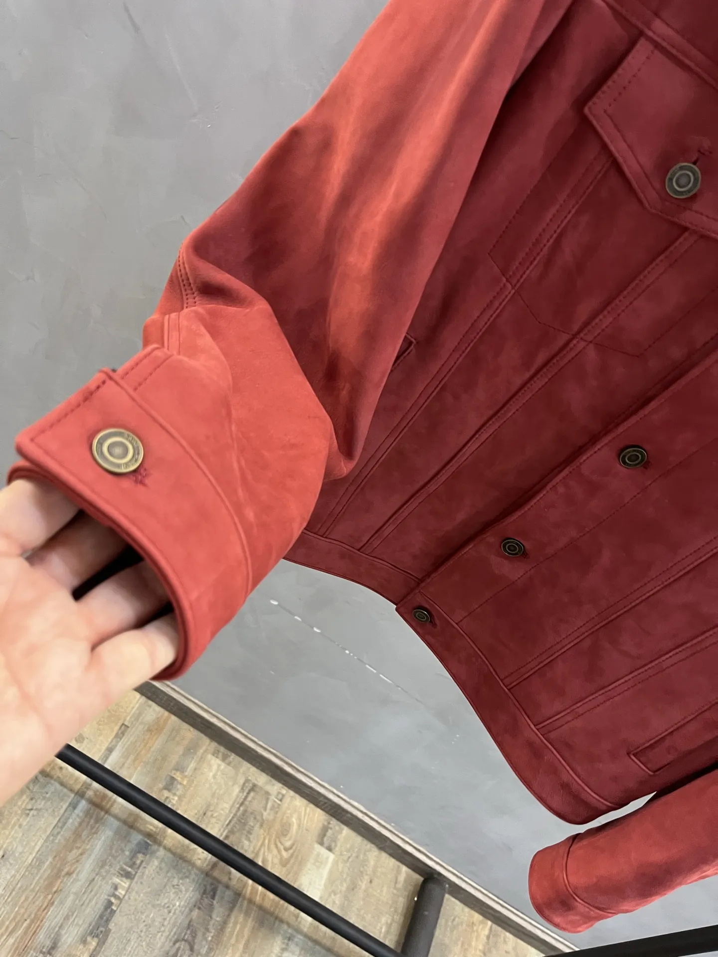 SAINT LAURENT Мужская куртка из замши SAINT LAURENT Мужская куртка из замши