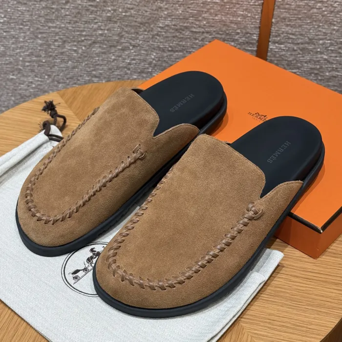 HERMES Мужские мюли Johan 