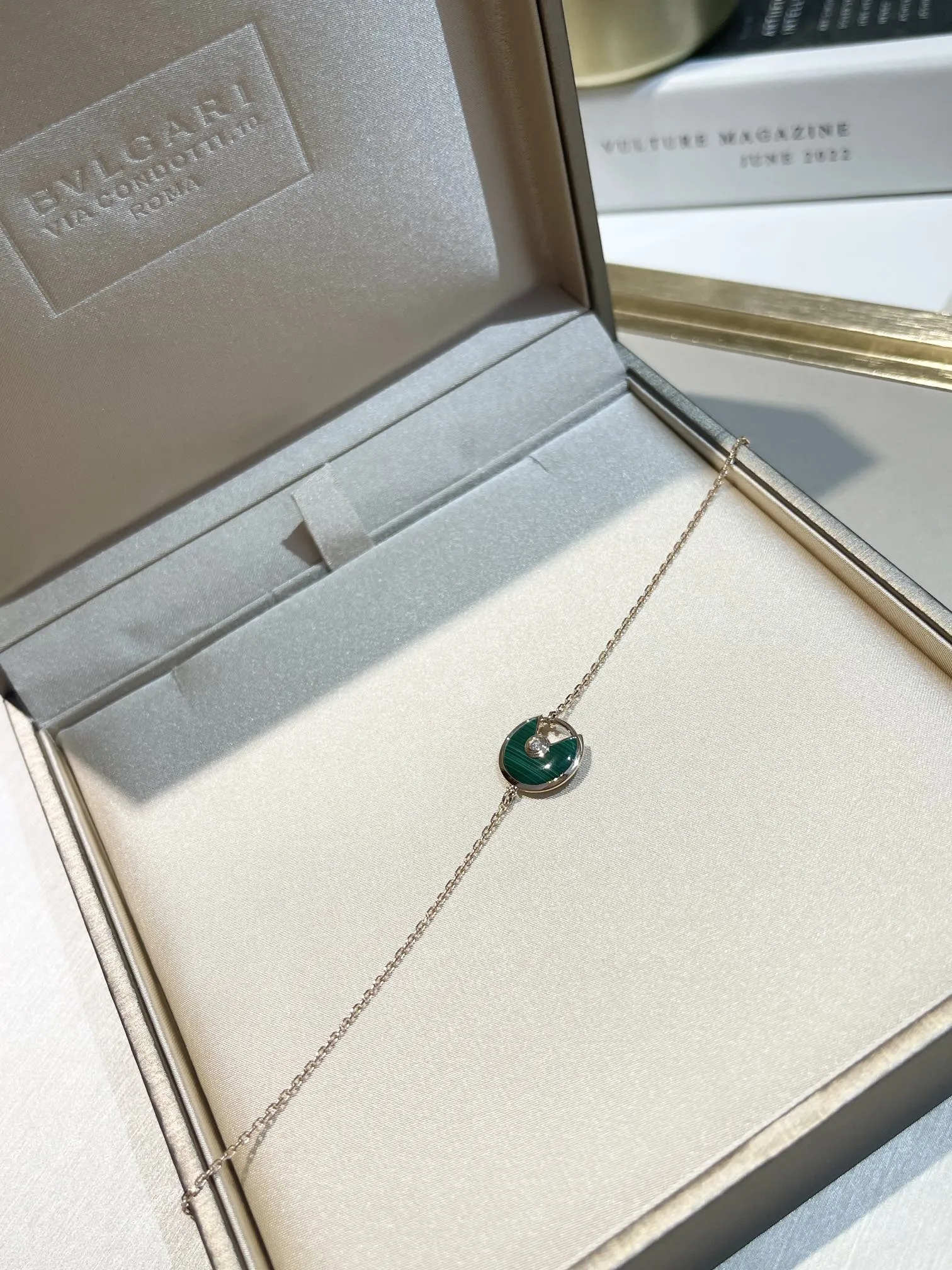 CARTIER Браслет-амулет с малахитом розовое золото CARTIER Браслет-амулет с малахитом розовое золото