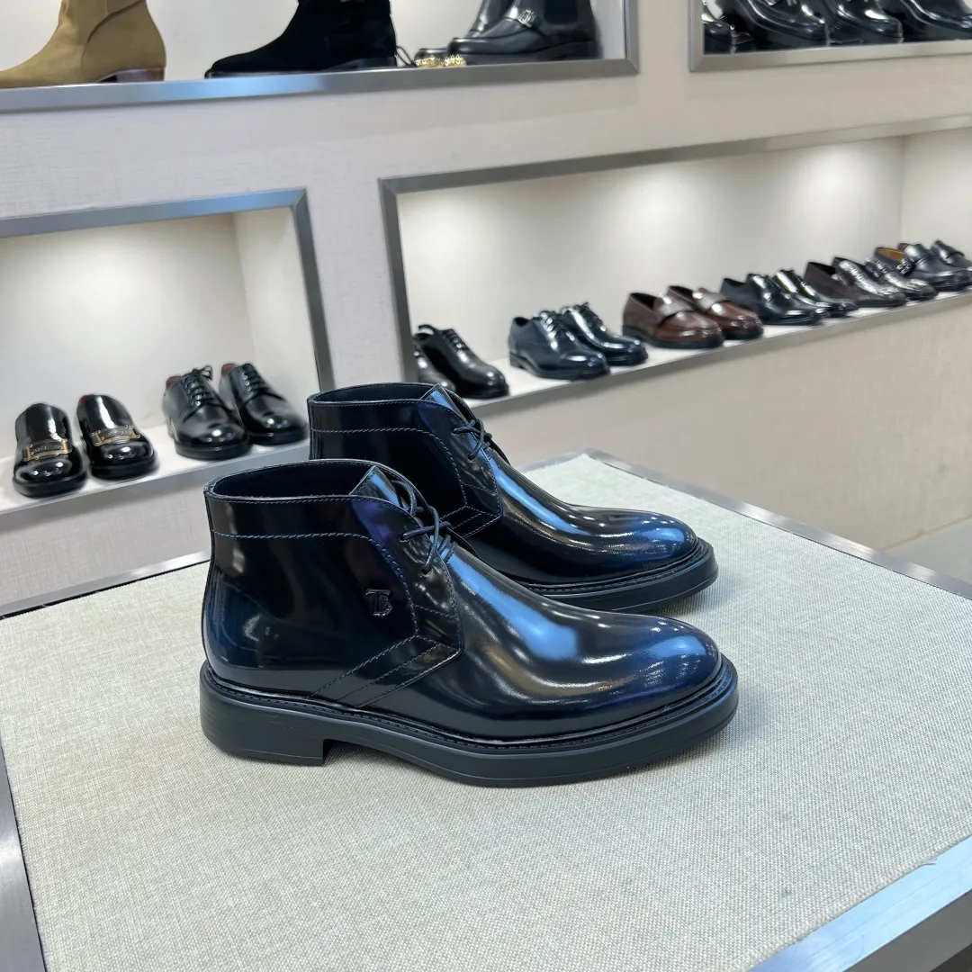 TOD'S Мужские лакированные ботинки TOD'S Мужские лакированные ботинки